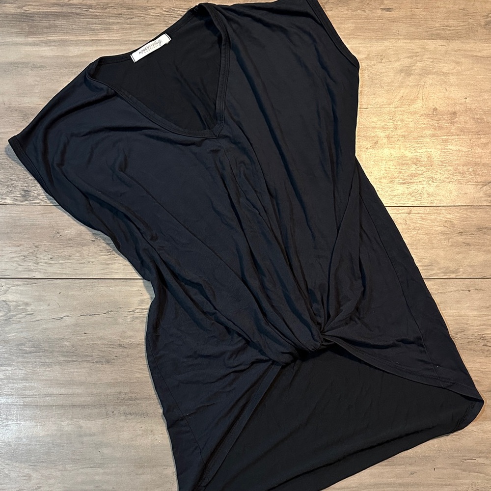 V-Neck Twist Front Top